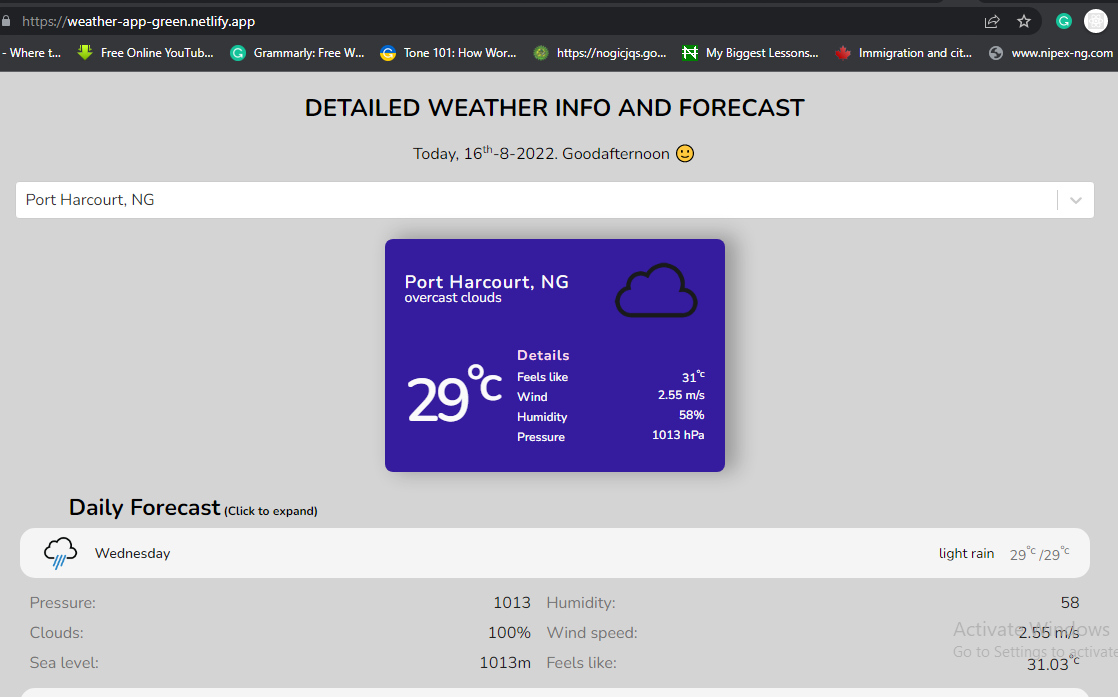 Weather App image
